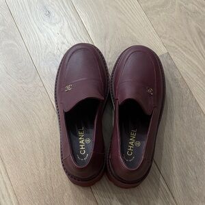 CC Deep Burgundy Loafers size 37/38